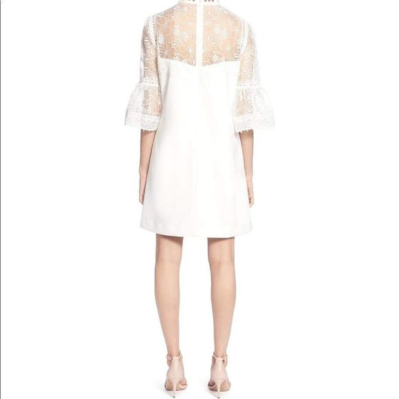 Women's Amelia Dress White NWT Bride Rehearsal Dinner or Bridal Shower - Picture 2 of 4